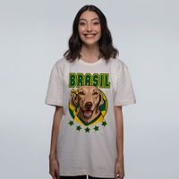 CAMISETA OFF WHITE - CLARINHA DO BRASIL