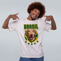 CAMISETA OFF WHITE - CLARINHA DO BRASIL