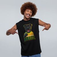 REGATA OVERSIZED PRETA - MOSTRA SUA FORÇA