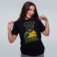 CAMISETA PRETA - MOSTRA SUA FORÇA