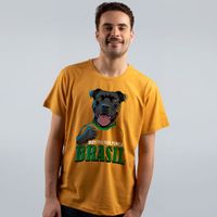 CAMISETA MOSTARDA - MOSTRA SUA FORÇA