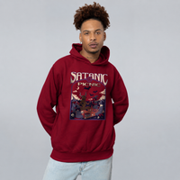 MOLETOM VINHO - SATANIC