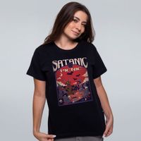 CAMISETA PRETA - SATANIC