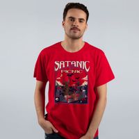 CAMISETA VERMELHA - SATANIC