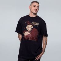 CAMISETA OVERSIZED PRETA - NO SEU ELENCO