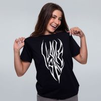 CAMISETA PRETA - I LOVE SAL