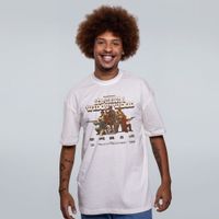 CAMISETA OVERSIZED OFF WHITE - WIDOW WOOD: GRUPO