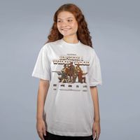 CAMISETA OVERSIZED OFF WHITE - WIDOW WOOD: GRUPO