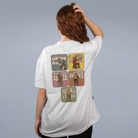 CAMISETA OVERSIZED OFF WHITE - WIDOW WOOD: GRUPO