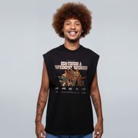 REGATA OVERSIZED PRETA - WIDOW WOOD: GRUPO