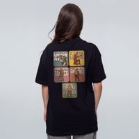 CAMISETA OVERSIZED PRETA - WIDOW WOOD: GRUPO