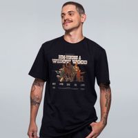 CAMISETA PRETA - WIDOW WOOD: GRUPO