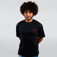 CAMISETA OVERSIZED PRETA - YES, CHEF