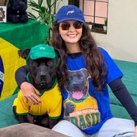 CAMISETA AZUL ROYAL - MOSTRA SUA FORÇA