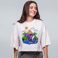 CROPPED OVERSIZED OFF WHITE - NILO