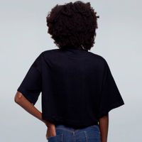 CROPPED OVERSIZED PRETO - ANALOG TAPE 2