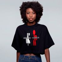 CROPPED OVERSIZED PRETO - ANALOG TAPE 2