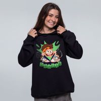 MOLETOM PRETO - BUGADO