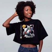 CROPPED OVERSIZED PRETO - BOWS KART