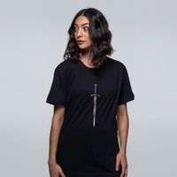 CAMISETA PRETA - O CAVALEIRO