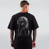 CAMISETA PRETA - O CAVALEIRO