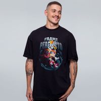 CAMISETA OVERSIZED PRETA - FRAME PERFECT