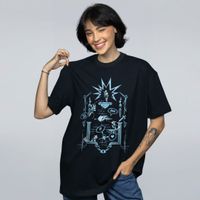 CAMISETA OVERSIZED PRETA - ROTA RUNNER