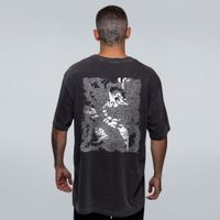 CAMISETA OVERSIZED ESTONADA - ESPINHEIRO