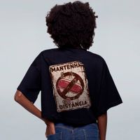 CROPPED OVERSIZED PRETO - PÍLULA VERMELHA