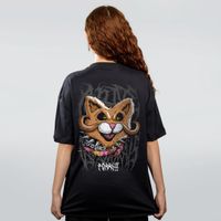 CAMISETA OVERSIZED PRETA - BIBITO