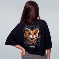 CROPPED OVERSIZED PRETO - BIBITO
