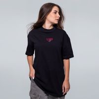 CAMISETA OVERSIZED PRETA - SKULL KITTY