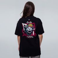 CAMISETA OVERSIZED PRETA - SKULL KITTY