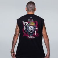 REGATA OVERSIZED PRETA - SKULL KITTY