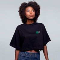 CROPPED OVERSIZED PRETO - RAGEQUIT