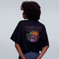 CROPPED OVERSIZED PRETO - RAGEQUIT