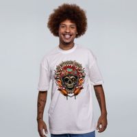 CAMISETA OVERSIZED OFF WHITE - MOTOQUEIRO