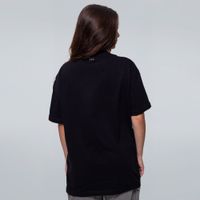 CAMISETA OVERSIZED PRETA - CABEÇA DE MORCEGO