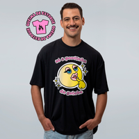 CAMISETA OVERSIZED PRETA - GOIABA