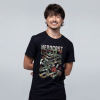 CAMISETA PRETA - 20 ANOS NERDCAST