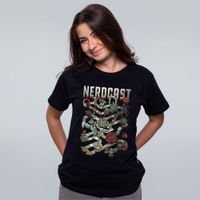 CAMISETA PRETA - 20 ANOS NERDCAST