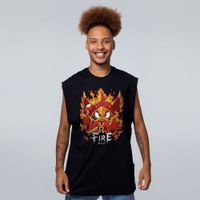 REGATA OVERSIZED PRETA - FIRE MAGE