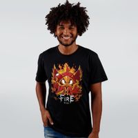 CAMISETA PRETA - FIRE MAGE