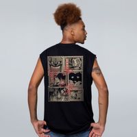 REGATA OVERSIZED PRETA - DARK STAMP