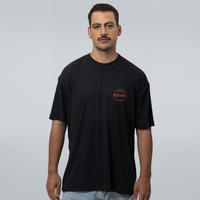 CAMISETA OVERSIZED PRETA - DARK STAMP