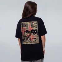 CAMISETA OVERSIZED PRETA - DARK STAMP