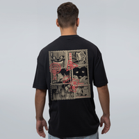 CAMISETA OVERSIZED PRETA - DARK STAMP