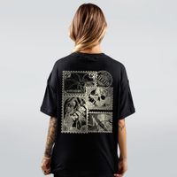 CAMISETA OVERSIZED PRETA - LOLJA POST OFFICE