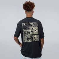 CAMISETA OVERSIZED PRETA - LOLJA POST OFFICE