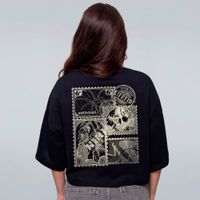 CROPPED OVERSIZED PRETO - LOLJA POST OFFICE